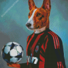 Cool Dog Football Diamond Paintings