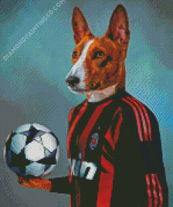 Cool Dog Football Diamond Paintings