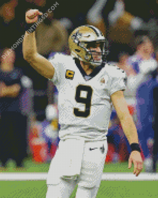 Cool Drew Brees Diamond Paintings