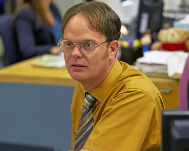 Cool Dwight Schrute Diamond Paintings