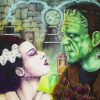 Cool Frankenstein And The Bride Diamond Paintings