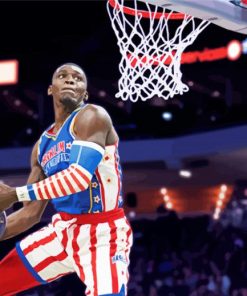 Cool Harlem Globetrotters Player Diamond Paintings