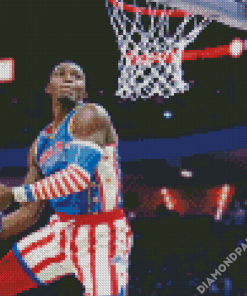 Cool Harlem Globetrotters Player Diamond Paintings