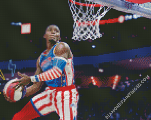 Cool Harlem Globetrotters Player Diamond Paintings