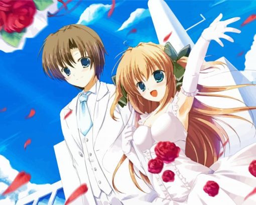 Cute Anime Wedding Diamond Paintings