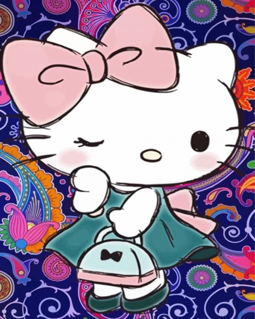 Cute Hello Kitty Diamond Paintings