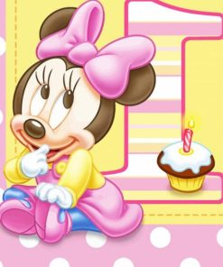 Cute Minnie Mouse Baby Diamond Paintings