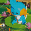 Cute Mudkip Art Diamond Paintings