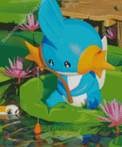 Cute Mudkip Art Diamond Paintings