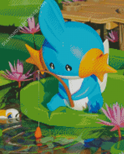 Cute Mudkip Art Diamond Paintings