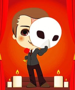 Cute Phantom Opera Diamond Paintings