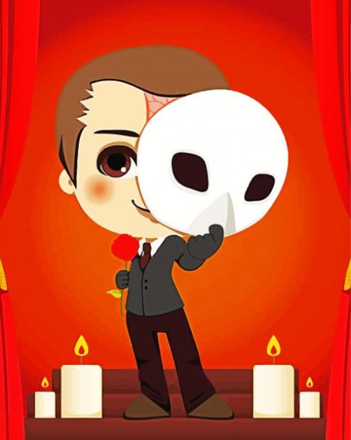 Cute Phantom Opera Diamond Paintings