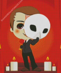 Cute Phantom Opera Diamond Paintings