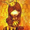 Cute Queen Bee Diamond Paintings