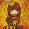 Cute Queen Bee Diamond Paintings