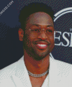 Dwyane Wade Scaled Diamond Paintings