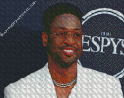 Dwyane Wade Scaled Diamond Paintings