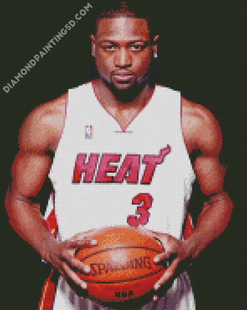 Dwyane Wade Basketball Diamond Paintings