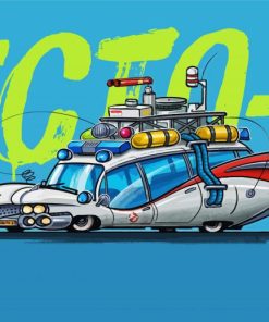 Ecto 1 Art Diamond Paintings