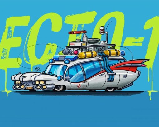 Ecto 1 Art Diamond Paintings