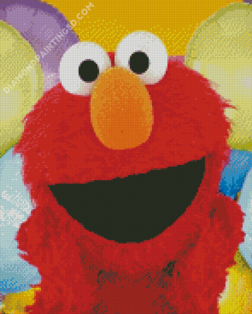 Elmo From Sesame Street Diamond Paintings