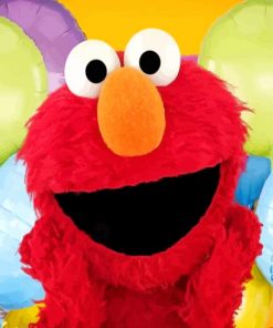 Elmo From Sesame Street Diamond Paintings