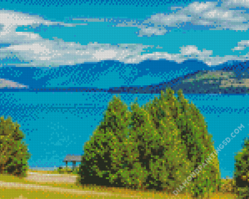 Flathead Lake Landscape Diamond Paintings