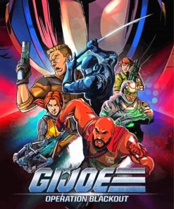 Gi Joe Game Poster Diamond Paintings