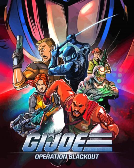 Gi Joe Game Poster Diamond Paintings