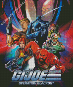 Gi Joe Game Poster Diamond Paintings