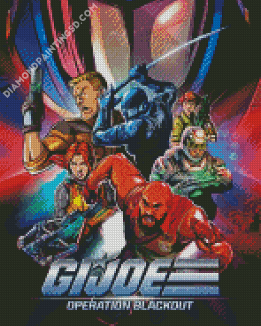 Gi Joe Game Poster Diamond Paintings