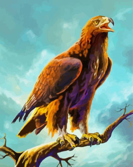 Golden Eagle Art Diamond Paintings