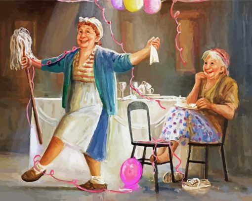 Happy Sisters By Dianne Dengel Diamond Paintings