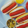 Hotdog Diamond Paintings