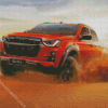 Isuzu D Max Car Diamond Paintings