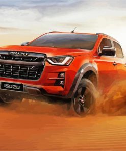 Isuzu D Max Car Diamond Paintings