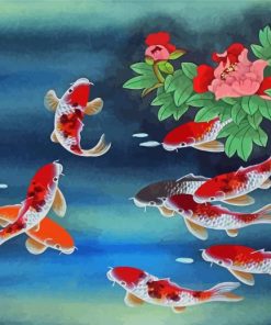 Japanese Fish Diamond Paintings