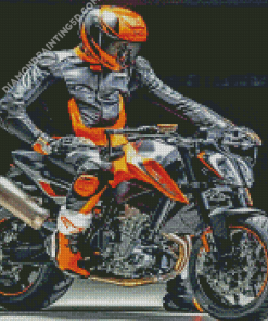 Ktm Duke Motocross Diamond Paintings