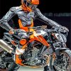 Ktm Duke Motocross Diamond Paintings