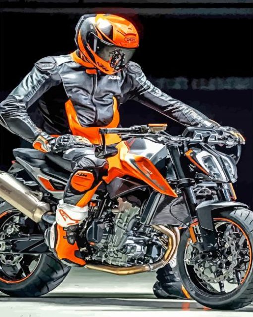 Ktm Duke Motocross Diamond Paintings