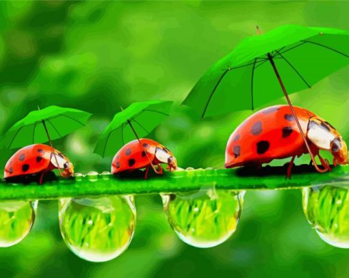 Ladybeetles Diamond Paintings