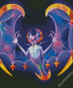 Lunala Pokemon Character Diamond Paintings