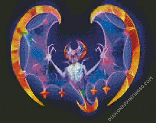 Lunala Pokemon Character Diamond Paintings