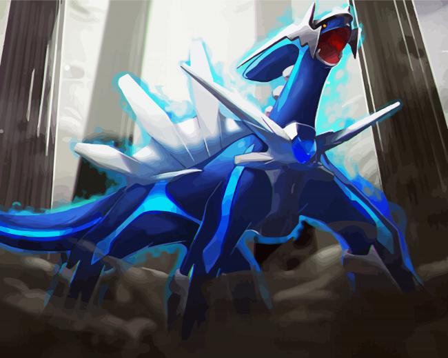 Mad Dialga Diamond Paintings