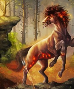 Mad Sleipnir Horse Diamond Paintings