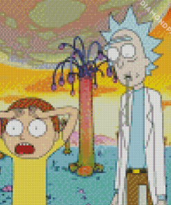 Master Rick And Morty Diamond Paintings