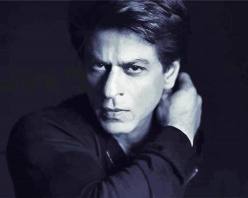 Monochrome Shahrukh Khan Diamond Paintings