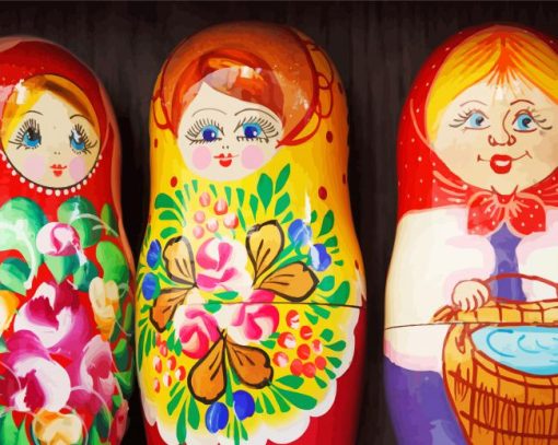 Nesting Doll Diamond Paintings