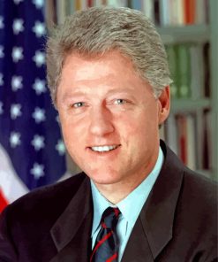 President Bill Clinton Diamond Paintings