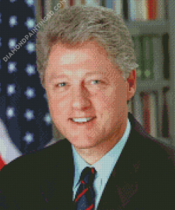 President Bill Clinton Diamond Paintings